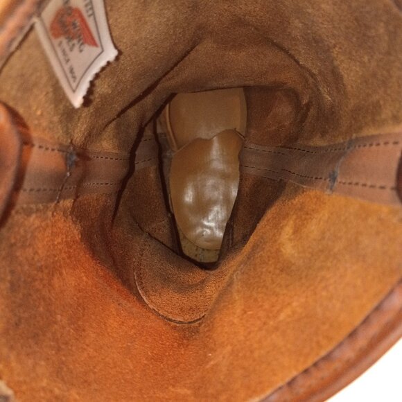 Vintage RED WING 1155 PECOS Size 11 Brown Leather Pull-on Work Boots *Classic* - Picture 13 of 14